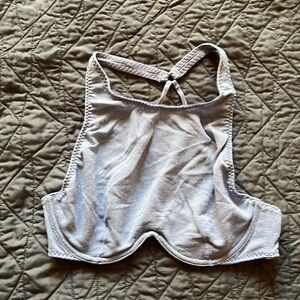 Intimately by Free People Lavender Sparkle Unlined Bra top with wire, Small